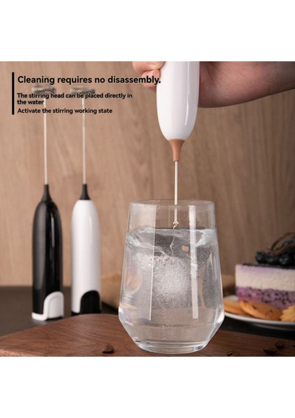 Elektrikli Elde Taşınabilir Paslanmaz Çelik Blender Süt Köpürtücü Yumurta Çırpıcı Kuru Hücreli Kahve Karıştırma Çubuğu Beyaz (Yurt Dışından) modelleri