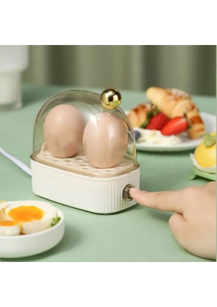 Elektrikli Yumurta Pişirici Otomatik Pişirici Hızlı Yumurta Pişirici Kahvaltı Makinesi Çok Fonksiyonlu Yumurta Pişirici 2 Yumurta Ab Fişi Beyaz (Yurt Dışından) fiyatları