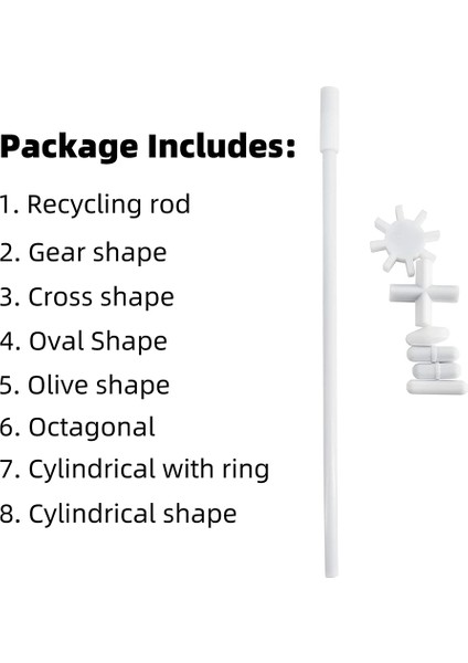 7 Şekilli Manyetik Karıştırıcı Karıştırma Çubukları Mikser Ptfe Manyetik Alıcılı Karıştırma Çubuğu (8 Paket) (Yurt Dışından) fırsatları