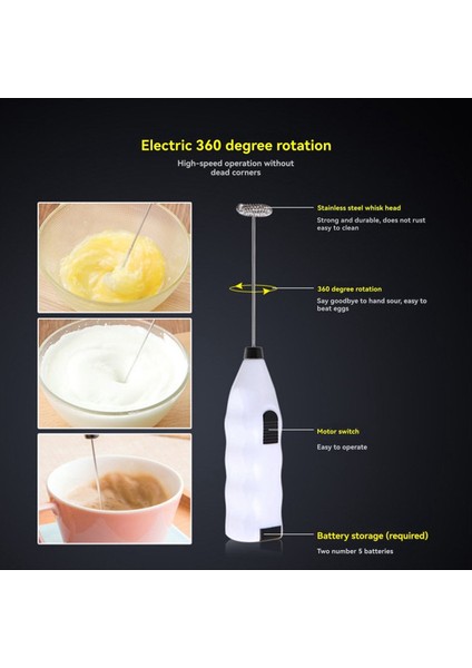 Otomatik Blender El Tipi Köpük Makinesi Kahve Karıştırma Çubuğu Elektrikli Yumurta Çırpıcı Mini Yumurta Çırpıcı (Yurt Dışından) modelleri