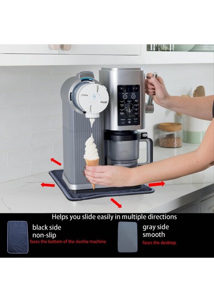 Ninja NC700 NC701 Slushie Makinesi Taşınabilir Dondurma Makinesi Taşıma Pedi Dondurma Aksesuarları Için Kaymaz Kayar Mat (Yurt Dışından) fiyatları
