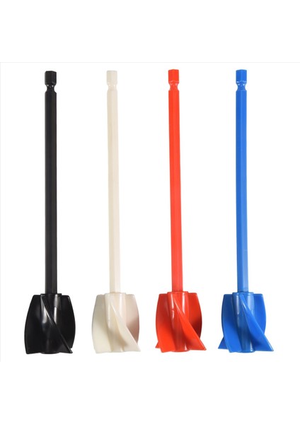 4pack Reçine Karıştırıcı Kürekler, Matkap Için Epoksi Karıştırıcı Ataşmanı, Yeniden Kullanılabilir Boya Karıştırıcı, Epoksi Reçine, Seramik Sır, Silikon (Yurt Dışından)