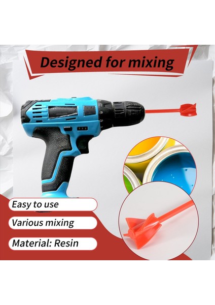 4pack Reçine Karıştırıcı Kürekler, Matkap Için Epoksi Karıştırıcı Ataşmanı, Yeniden Kullanılabilir Boya Karıştırıcı, Epoksi Reçine, Seramik Sır, Silikon (Yurt Dışından) fırsatları