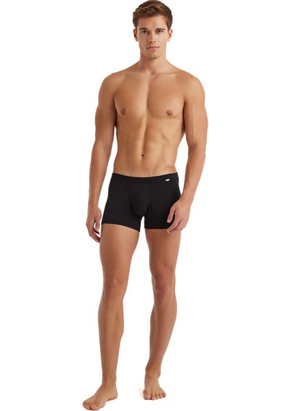 Erkek Modal Elastan Boxer Silver 9310 - Siyah fırsatları