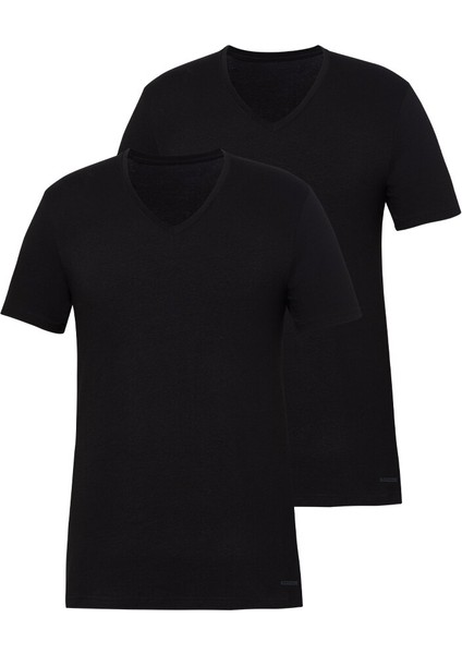 Erkek Fanila 2'li Paket Tender Cotton 9671 - Siyah