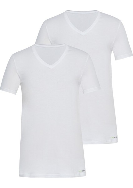 Erkek Fanila 2'li Paket Tender Cotton 9671 - Beyaz