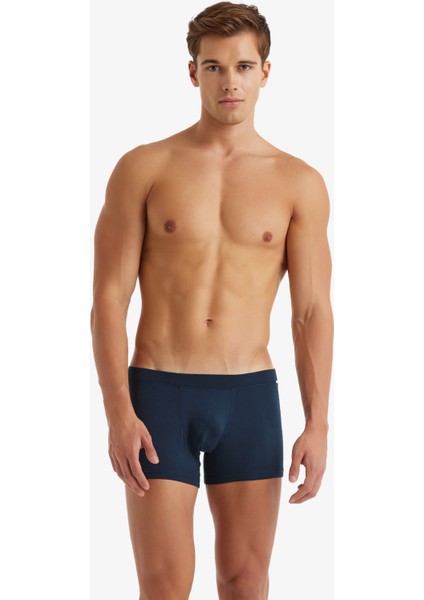 Erkek Modal Elastan Boxer Silver 9310 - Lacivert