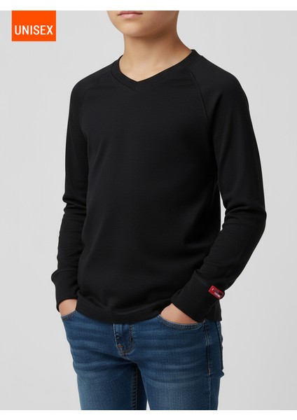 Çocuk Termal Tişört 2. Seviye 9248 - Siyah