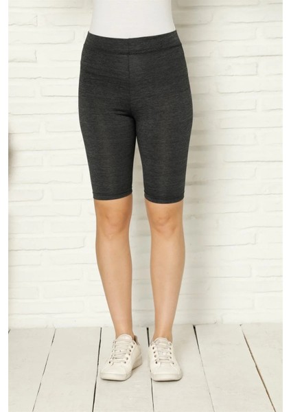 Penye Likralı Diz Üstü Antrasit fiyatları