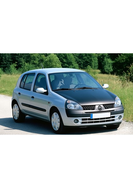 Renault Clio 2 (2002-2008) Tam Kaput Maskesi – Mat Siyah Suni Deri | Şık ve Koruyucu Tasarım modelleri