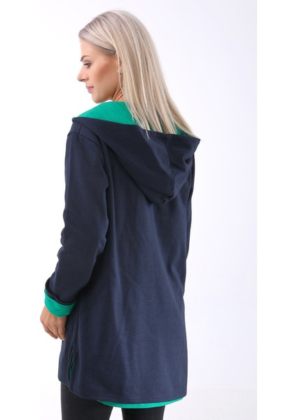 Günlük Renkli Kapüşonlu Spor Kadın Ceket indirimleri