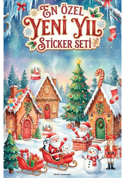 Yeni Yıl Sticker Seti / Etiket (Ajanda, Scrapbook, Bullet Journal)