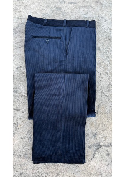 Rkek Fransız Kadife Pantolon Likralı Rahat