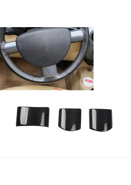 3pcs Araba Iç Direksiyon Simidi Trim Çerçeveleri Volkswagen Beetle 2003-2010 Lhd Için Kapak (Yurt Dışından) fiyatları
