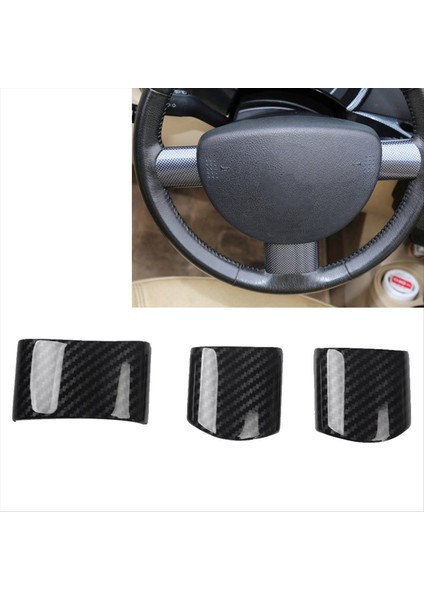 3pcs Araba Iç Direksiyon Simidi Trim Çerçeveleri Volkswagen Beetle 2003-2010 Lhd Için Kapak (Yurt Dışından) modelleri