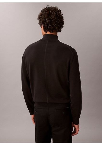 Bisiklet Yaka Normal Siyah Erkek Kazak LV040BM356UB1_LS Supıma Qz Sweater fırsatları