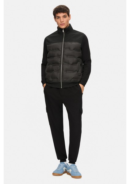 Mathıas Siyah Fermuarlı ve Cepli Scuba Kumaş Standard Fit Erkek Yelek modelleri