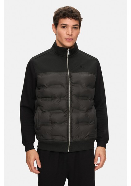 Mathıas Siyah Fermuarlı ve Cepli Scuba Kumaş Standard Fit Erkek Yelek fırsatları