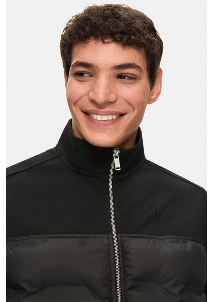 Mathıas Siyah Fermuarlı ve Cepli Scuba Kumaş Standard Fit Erkek Yelek indirimleri