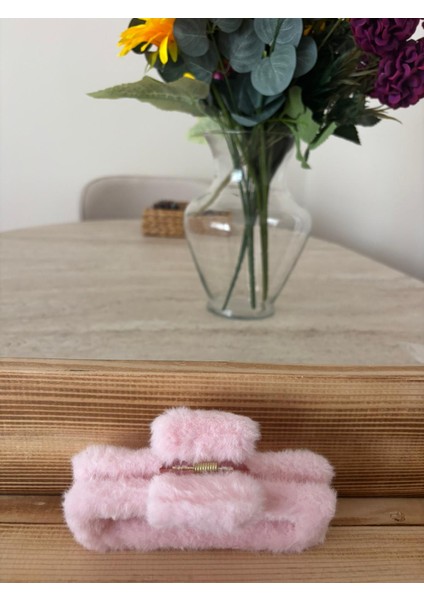 Peluş Kürksaç Mandalı Büyük Pembe fiyatları