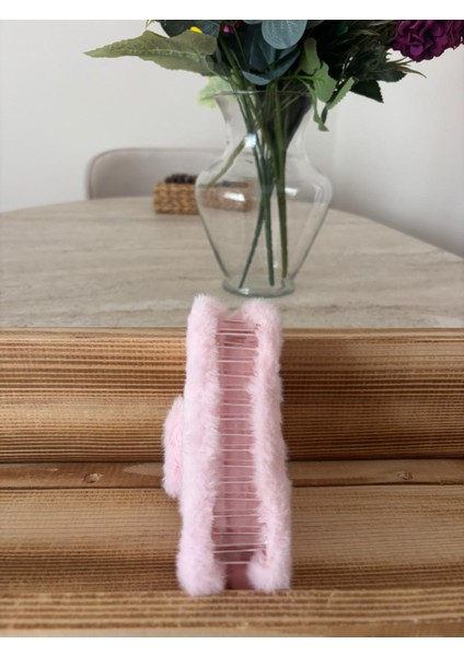Peluş Kürksaç Mandalı Büyük Pembe modelleri