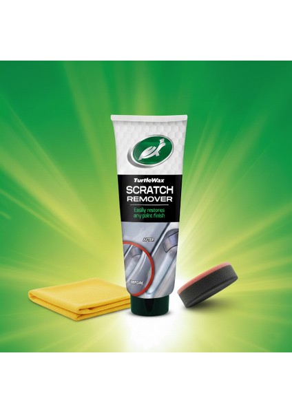 İnce Çizik Giderici Pasta 100 ml + Uygulama Süngeri + Mikrofiber Bez