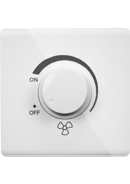 86 Tip Tavan Vantilatörü Ayarı Kademesiz Hız Kontrol Cihazı Duvar Anahtarı (Yurt Dışından)