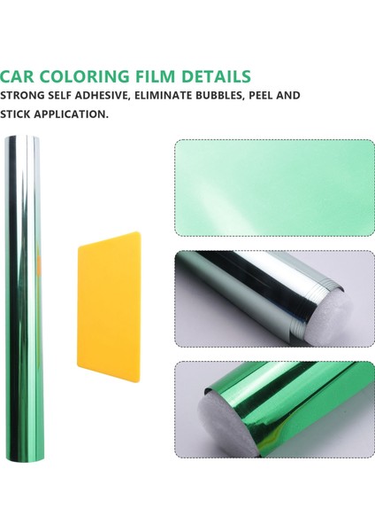Araba Tinalanma Filmi Top Ön Cam Folyo Güneş Koruma Gradyanı 20X150CM (Yeşil) (Yurt Dışından) indirimleri