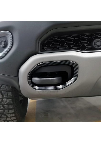 Dodge Ram Için 1500 Trx 2021-2023 Araba Ön Sis Lambası Işık Kapağı Trim Aksesuarları Abs Karbon Fiber 4 Pcs (Yurt Dışından) fırsatları