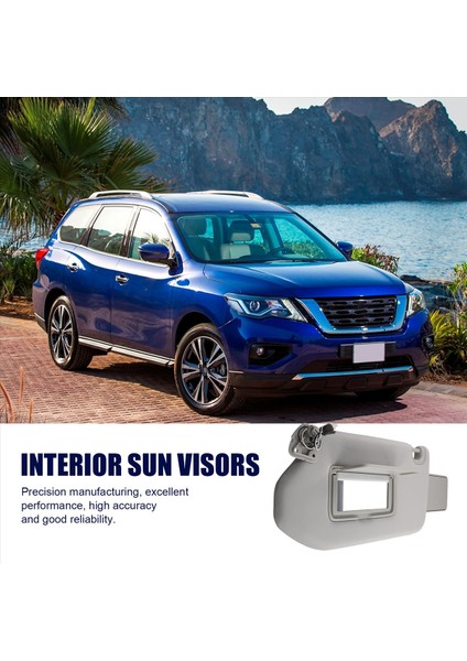 Nissan Pathfinder Için Sol Araba Iç Güneş Vizörü R52 2013-2018 Infiniti QX60 JX35 2013-2017 Gri (Yurt Dışından) fırsatları