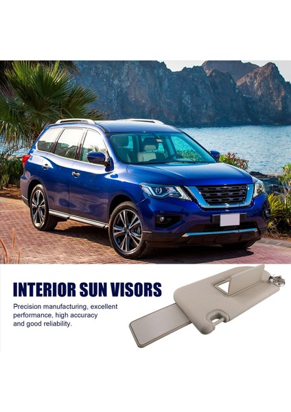 Nissan Pathfinder R52 2013-2018 Için Sol Araba Iç Güneş Vizörü Infiniti QX60 JX35 2013-2017 Bej (Yurt Dışından) fırsatları