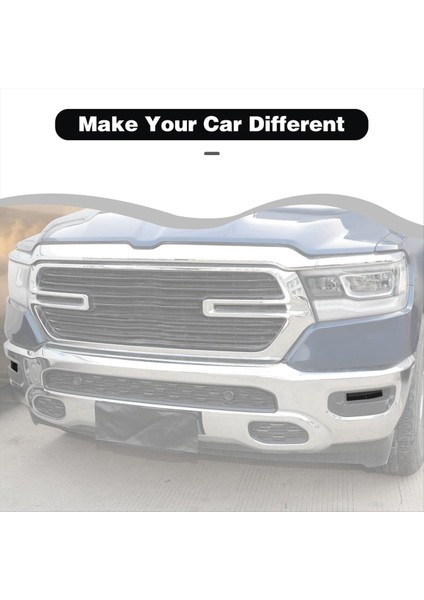 Dodge Ram Için 1500 2018-2024 Dumanlı Siyah Araba Ön Tampon Sis Işık Koruyucu Kapak Döşeme Etiketleri Dış Aksesuarlar (Yurt Dışından) modelleri