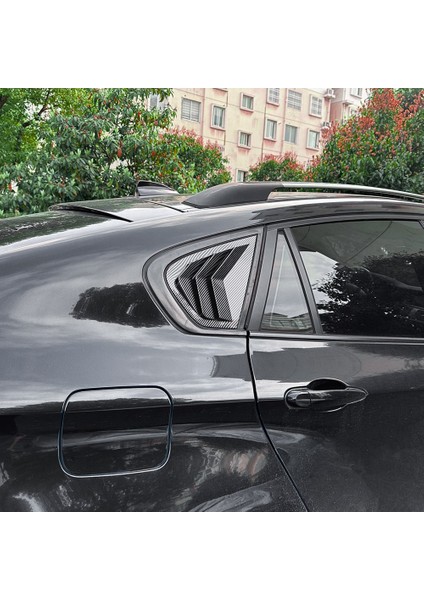 Araba Yan Pencere Kanjör Kapağı Arka Hava Havalandırma Penceresi Karteller Kapak Bmw X6 E71 E72 2008-2014 Karbon Fiber Desen (Yurt Dışından) modelleri