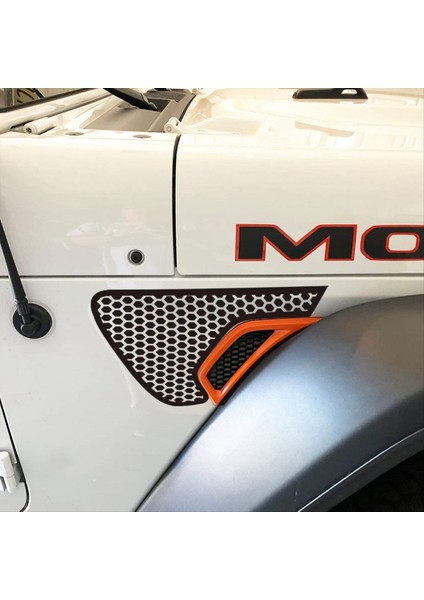 Yan Çamurluk Havalandırma Balı Çıkartmaları, Jeep Wrangler Jl / Gladiator Jt 2018-2024 (Yurt Dışından) modelleri