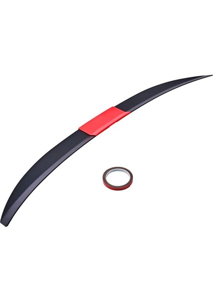 Evrensel Araba Spoyleri, Ayarlanabilir Arka Gövde Spoyleri Dudak Çatı Kuyruk Kanat Aksesuarları, Siyah+Kırmızı (Yurt Dışından)