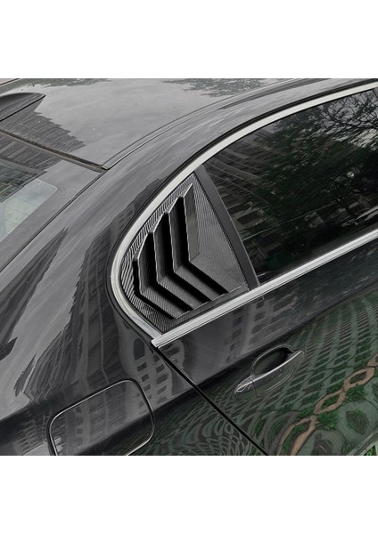 Araç Arka Pencere Deklanşör Kapağı Döşeme Penceresi Panjur Kenar Havalandırması Bmw 5 Serisi E60 2004-2010 Karbon Fiber (Yurt Dışından) indirimleri