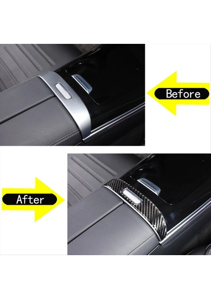 Mercedes-Benz C-Class W206 2022 2023 Yumuşak Karbon Fiber Araç Araç Paneli Anahtarı Kapak Trim Sticker Aksesuarları (Yurt Dışından) modelleri