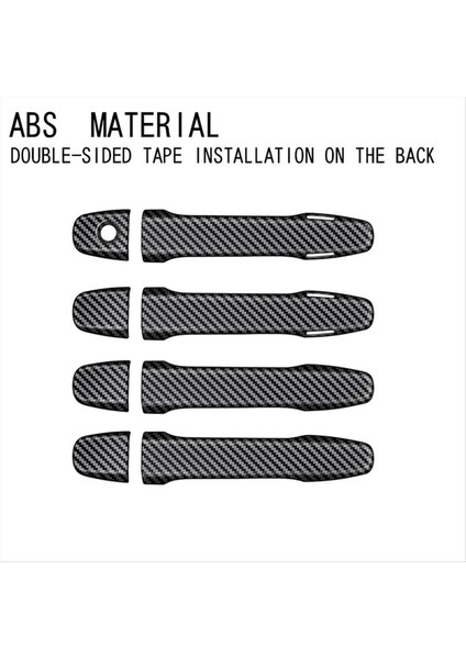 Araba Kapısı Dış Çekme Sökme Trim Kapağı Subaru Forester Için 2025 Dış Tutamak Trim Sticker Karbon Fiber (Yurt Dışından) indirimleri