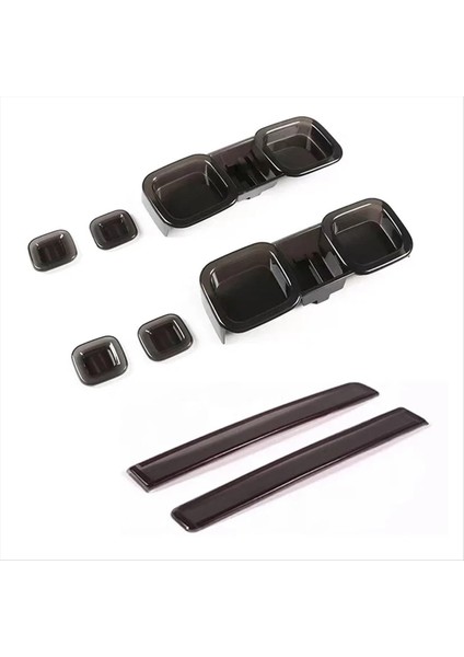 Füme Siyah Kuyruk Işık Kapağı Arka Sis Lambası Land Rover Defender Için 90 110 130 2020-2024 Aksesuarlar (Yurt Dışından)