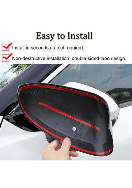 Nissan Rogue 2021-2023 Için Qashqai J12 2023 2024 Araba Dikizli Ayna Kapak Kapısı Yan Ayna Kapak Döşeme, Dönüş Sinyali ile (Yurt Dışından) modelleri