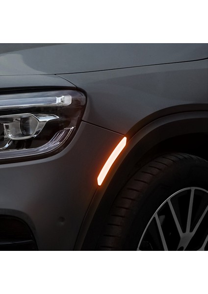 2pc Araç Tekerlek Çarkı Yansıtıcı Çıkartma Trim Evrensel Araç Reflektörü Şerit Güvenlik Uyarı Bandı Yansıtıcı Çıkartma B (Yurt Dışından) fırsatları