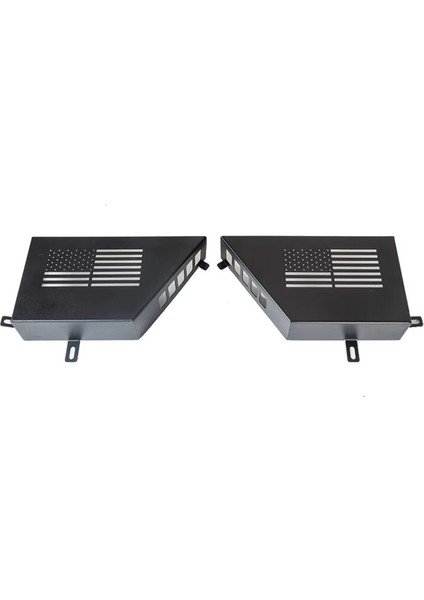 1 Pair Metal Ön Kapı Depolama Kutusu, Kapı Tarafı Ekleme Organizatör Kutusu Cepleri Jep Wrangler Jk 2/4 Kapı 2007-0217 (Yurt Dışından)