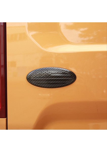 Ford Bronco/bronco Sport Için 2021-2023 5 Inç Bindirme Arka Bagaj Kapağı Oval Abd Bayrağı Amblem Trim (Abs Karbon Fiber) (Yurt Dışından) indirimleri