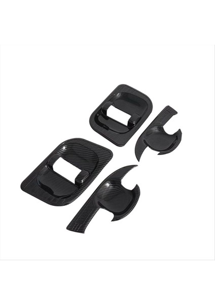 Toyota Hiace Altıncı Nesil (H300) 2019-2022 Karbon Fiber Tarzı Kapı Kolu Kase Kapak Fincanı Boşluk Döşeme (Yurt Dışından) fırsatları