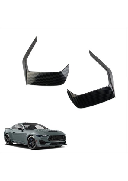 Ford Mustang 2024 Gt/gt Premium Için Karbon Fiber Ön Tampon Izgara Kapak Trim Aksesuarları (Yurt Dışından) fiyatları