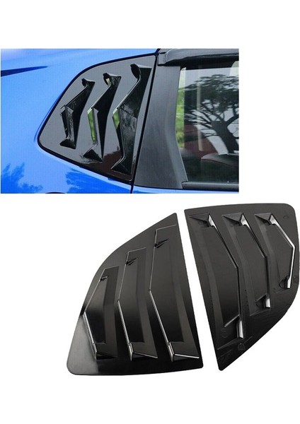 Honda Fit Jazz 2014-2019 Için Siyah Arka Yan Havalandırma Çeyrek Pencere Kanjör Kapağı Kapağı (Yurt Dışından) fiyatları