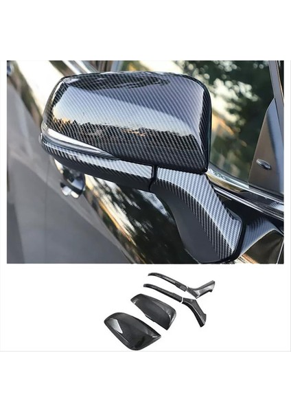 Toyota Rav4 2019-2023 Dış Aksesuarlar Karbon Fiber Stili Için Dikiz Ayna Yan Kalıplama Kapağı Kaplama (Yurt Dışından) fiyatları