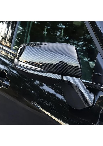 Toyota Rav4 2019-2023 Dış Aksesuarlar Karbon Fiber Stili Için Dikiz Ayna Yan Kalıplama Kapağı Kaplama (Yurt Dışından) fırsatları