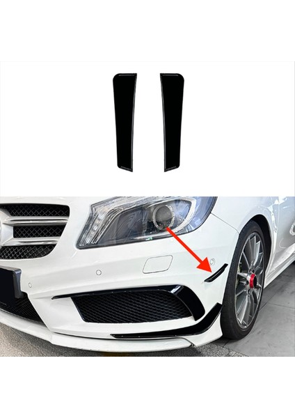 Araba Ön Tampon Serij Sözlüğü Sis Lambası Yan Spoiler Trim Mercedes-Benz A Sınıfı W176 Amg 2013-2015 B (Yurt Dışından) fiyatları