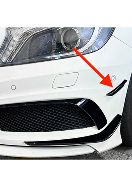 Araba Ön Tampon Serij Sözlüğü Sis Lambası Yan Spoiler Trim Mercedes-Benz A Sınıfı W176 Amg 2013-2015 B (Yurt Dışından) indirimleri